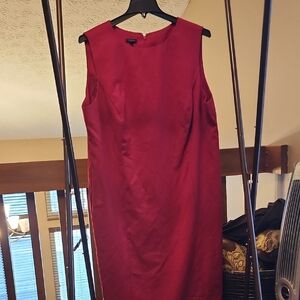 Talbots Rich Red Midi Dress